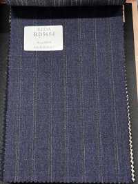 RD5654 REDA Rayure bleu marine et marron[Tissu] HOSOI SYOJI Images supplémentaires