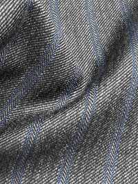 RD5655 REDA Gris × Rayures bleues[Tissu] HOSOI SYOJI Images supplémentaires