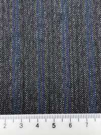 RD5655 REDA Gris × Rayures bleues[Tissu] HOSOI SYOJI Images supplémentaires