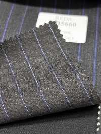 RD5660 REDA à rayures gris et bleu marine[Tissu] HOSOI SYOJI Images supplémentaires