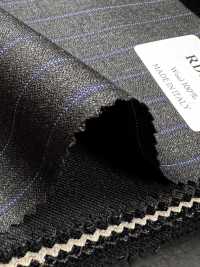 RD5660 REDA à rayures gris et bleu marine[Tissu] HOSOI SYOJI Images supplémentaires