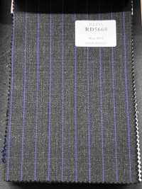 RD5660 REDA à rayures gris et bleu marine[Tissu] HOSOI SYOJI Images supplémentaires
