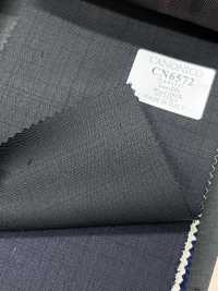 CN6572 CANONICO Super110's à carreaux noirs[Tissu] HOSOI SYOJI Images supplémentaires