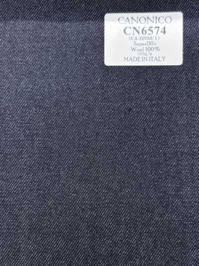 CN6574 CANONICO Super 110's denim bleu marine