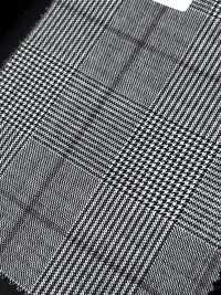 CN5571 CANONICO Super110's à carreaux gris clair et violet[Textile] HOSOI SYOJI Images supplémentaires