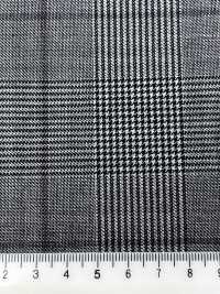 CN5571 CANONICO Super110's à carreaux gris clair et violet[Textile] HOSOI SYOJI Images supplémentaires