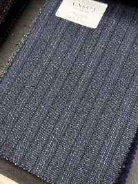 CN5573 CANONICO Super 110's rayure bleue[Textile] HOSOI SYOJI Images supplémentaires