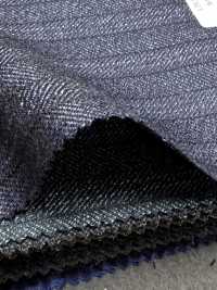 CN5573 CANONICO Super 110's rayure bleue[Textile] HOSOI SYOJI Images supplémentaires
