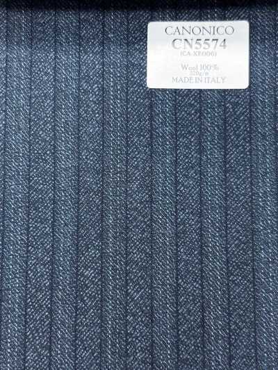 CANONICO Super110's rayure turquoise