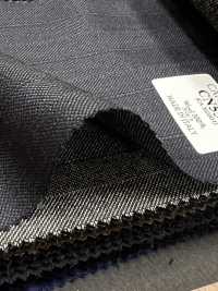 CN5577 CANONICO Super 110's rayure bleu marine[Textile] HOSOI SYOJI Images supplémentaires