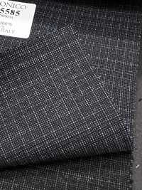 CN5585 CANONICO Super110's carreaux bleu marine[Textile] HOSOI SYOJI Images supplémentaires