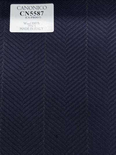 CN5587 CANONICO Super110's carreaux bleu marine