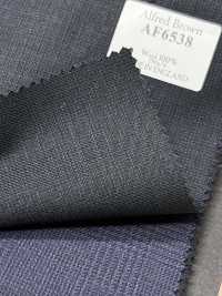 AF6538 Alfred Brown bleu marine uni[Textile] HOSOI SYOJI Images supplémentaires