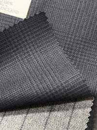 AF6539 Alfred Brown à carreaux bleu marine[Textile] HOSOI SYOJI Images supplémentaires