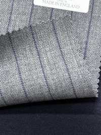 AF5546 Alfred Brown Rayure gris × bleu marine[Textile] HOSOI SYOJI Images supplémentaires
