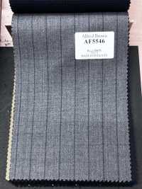 AF5546 Alfred Brown Rayure gris × bleu marine[Textile] HOSOI SYOJI Images supplémentaires