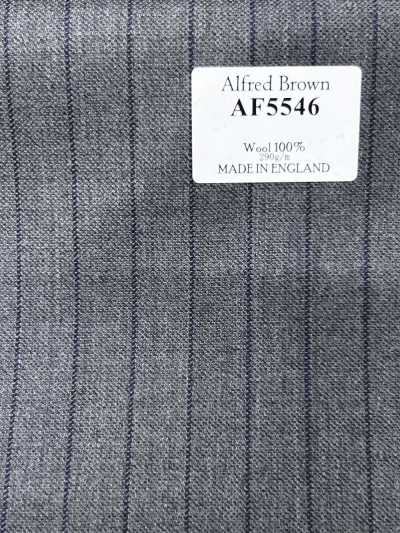 Alfred Brown Rayure gris × bleu marine