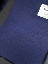 MR3577 MARZOTTO Super110's Bleu uni[Tissu] HOSOI SYOJI Images supplémentaires