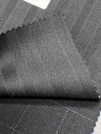 MR3593 MARZOTTO Super110's Rayure noire[Tissu] HOSOI SYOJI Images supplémentaires