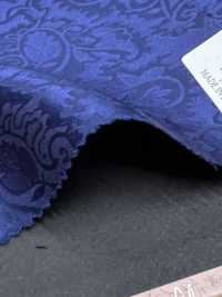 ZA4658 T.G.di Fabio Jacquard cachemire bleu[Tissu] HOSOI SYOJI Images supplémentaires