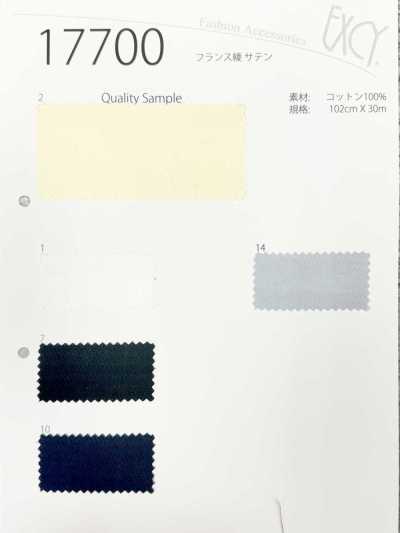17700 Sergé français Sley 100 % coton Dobby 5 variantes de couleur