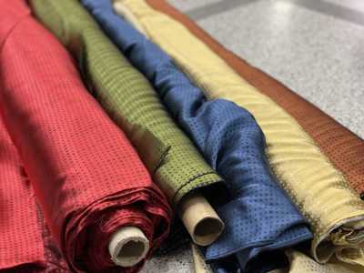 41CR Doublure en viscose rayonne et polyester à carreaux fabriquée en Italie [Déstockage]