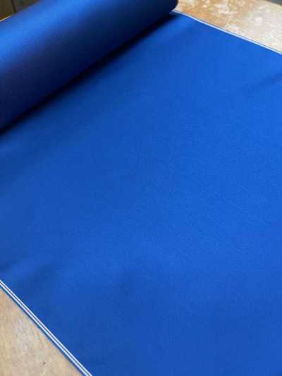 503 Soie pour revers, tissée mixte, double-face, fabriquée au Japon, bleue