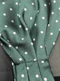 AS-601 Cravate Ascot Domestique En Soie Motif Pois Vert[Accessoires Formels] Yamamoto(EXCY) Sous-photo