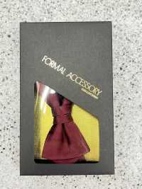 BFK-510 Matériau De Haute Qualité étiquette Châle Tissu De Soie Utilisé épée Papillon Vin Rouge[Accessoires Formels] Yamamoto(EXCY) Sous-photo