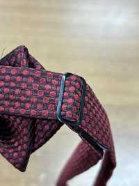 BFK-987 Jacquard Soie Domestique Épée Papillon Motif Point De Mousse Thaï Rouge Vin[Accessoires Formels] Yamamoto(EXCY) Sous-photo