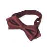 BFK-987 Jacquard Soie Domestique Épée Papillon Motif Point De Mousse Thaï Rouge Vin