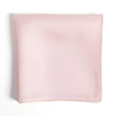 CF-1301 Fabriqué au Japon, tissage sergé en soie 16 momme, mouchoir rose
