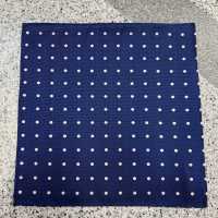 CF-602 100% Soie Domestique Pochette Motif Pois Bleu[Accessoires Formels] Yamamoto(EXCY) Sous-photo