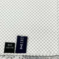 CF-985 Pochette De Costume Domestique En Soie Motif Point De Riz Gris Clair[Accessoires Formels] Yamamoto(EXCY) Sous-photo