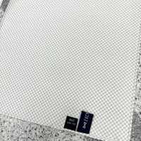 CF-985 Pochette De Costume Domestique En Soie Motif Point De Riz Gris Clair[Accessoires Formels] Yamamoto(EXCY) Sous-photo