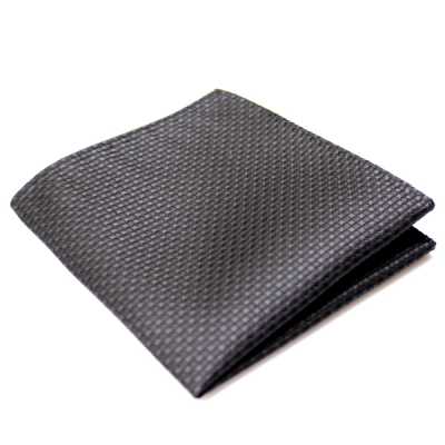 CF-986 Pochette en soie fabriquée au Japon, motif Kanoko, noir