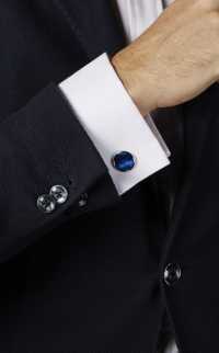 E-4-C Boutons De Manchette Coquillage Couleur Bleu Marine[Accessoires Formels] Yamamoto(EXCY) Sous-photo