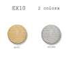 EX10 Bouton métallique fabriqué au Japon pour costumes et vestes