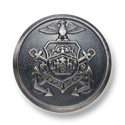 EX126 Bouton en métal fabriqué au Japon pour costumes et vestes, argent