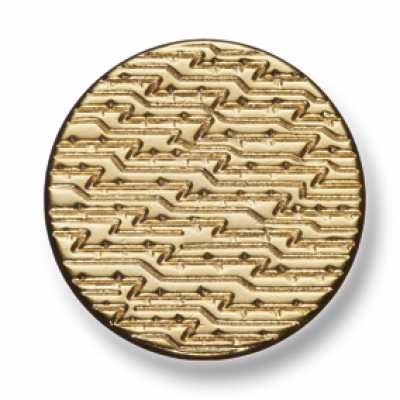EX224 Boutons métalliques dorés fabriqués au Japon pour costumes et vestes