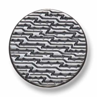 EX225S Boutons métalliques fabriqués au Japon pour costumes et vestes, argent