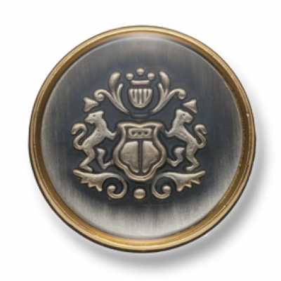 EX239 Bouton en métal fabriqué au Japon pour costumes et vestes, doré