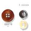 EXS-78 Boutons en coquillage naturel fabriqués au Japon pour costumes et vestes
