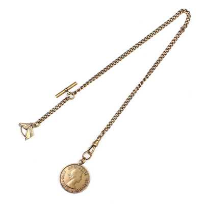 FOB-G Chaîne de gilet dorée pour style classique