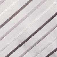 HVN-03 VANNERS Cravate Textile Usagée Fait Main Motif Rayé Gris Clair[Accessoires Formels] Yamamoto(EXCY) Sous-photo
