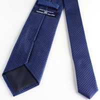 HVN-09 VANNERS Cravate Textile Fait Main Motif Pied De Poule Bleu Marine[Accessoires Formels] Yamamoto(EXCY) Sous-photo