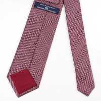 HVN-17 Cravate Fait Main Avec VANNERS Textile Glen Plaid Vin Rouge[Accessoires de cérémonie] Yamamoto(EXCY) Images supplémentaires