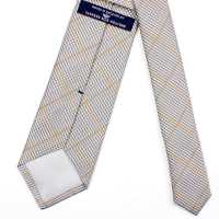 HVN-19 Cravate Faite Main Avec VANNERS Textile Glen Plaid Gris Clair[Accessoires Formels] Yamamoto(EXCY) Sous-photo