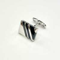 N-1 Made In Japan Boutons De Manchette Régimentaire Onyx Noir[Accessoires Formels] Yamamoto(EXCY) Sous-photo