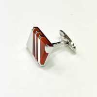 N-2 Made In Japan Boutons De Manchette Régimentaire Agate Rouge[Accessoires Formels] Yamamoto(EXCY) Sous-photo